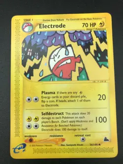Electrode 36/144 Uncommon Skyridge Pokemon Vintage E Series WOTC NM 2003 - Image 1