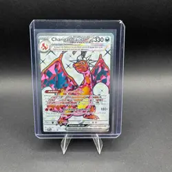 Charizard EX Pokemon Scarlet Violet Black Star Promo 56 Full Art Holo BSP SV NM - Image 1