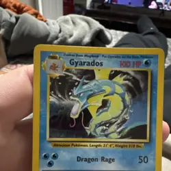 POKEMON TCG WOTC BASE SET GYARADOS #6/102 HOLO RARE 1999 100HP STAGE 1 - Image 3