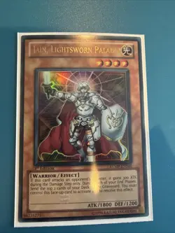 Yugioh Jain, Lightsworn Paladin RYMP-EN100 Ultra Rare 1st Edition Near Mint - Image 1