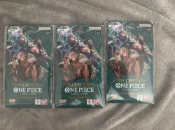 One Piece OP-08 Blister Booster Pack Two Legends, English Lot of 3 - Image 1