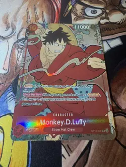 Monkey.D.Luffy (English Version 1st Anniversary Set) ST10-006 One Piece Foil - Image 5