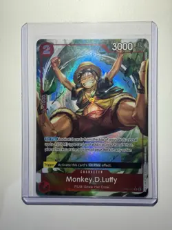 One Piece CCG Monkey D Luffy OP06-013 Alt Art Wings of the Captain English - Image 1
