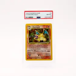 Charizard - 4/102 PSA 8 Base Set Unlimited Holo Rare Pokemon - NM/MINT - Image 1