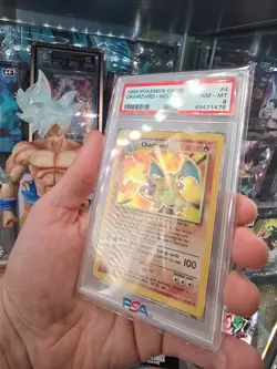 1999 Pokemon Base Set Charizard Holo Rare 4/102 PSA 8 NM/M - Image 2