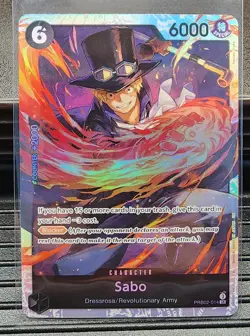One Piece TCG Sabo PRB02-014 (SR) Premium Booster -The Best- Vol. 2 - Image 1