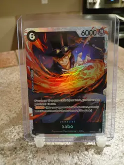 One Piece TCG Sabo SR PRB02-014 Super Rare Premium Booster The Best Vol. 2 Foil - Image 1