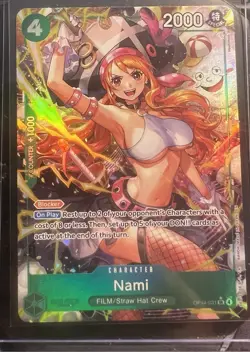 NM Nami (Alternate Art) OP14-031 The Azure Sea's Seven Foil - Image 1