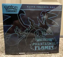 POKEMON CENTER TCG MEGA EVOLUTION PHANTASMAL FLAMES ETB ELITE TRAINER BOX SEALED - Image 1
