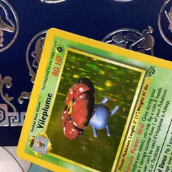 Vileplume 15/64 Jungle Holo Pokemon TCG WOTC Vintage LP - Image 3