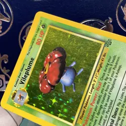 Vileplume 15/64 Jungle Holo Pokemon TCG WOTC Vintage LP - Image 4