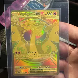 Mega Charizard X EX - Pokemon Phantasmal Flames 130/94 - Gold MHR 2025 - Image 1