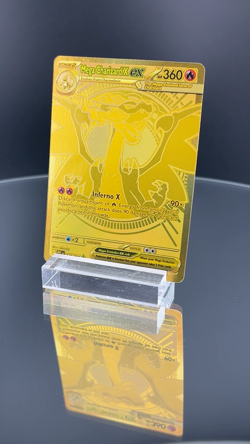 Mega Charizard X EX - Pokemon Phantasmal Flames 130/94 - Gold MHR 2025 - Image 2