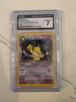 Pokemon Dark Hypno Team Rocket 1st edition Holo CGC 7 #9 NM Graded psa bgs - Image 1