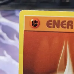 1st Edition Shadowless Fighting Energy Damaged 97/102 Base Set Pokemon Card 1999 - Image 2