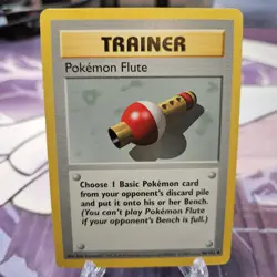 Pokemon Flute Shadowless 86/102 Lightly Played LP Base Set WOTC 1999 Card - Image 1