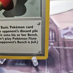 Pokemon Flute Shadowless 86/102 Lightly Played LP Base Set WOTC 1999 Card - Image 5