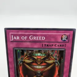 Jar of Greed LON-047 Played MP Super Holo Rare Yugioh Card 2003 - Image 2