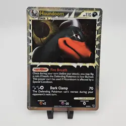 Houndoom Prime 82/90 LP Lightly Played Undaunted Ultra Rare Pokemon Card 2010 - Image 3