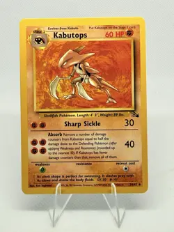 Kabutops 24/62 Fossil Set Non-Holo Rare | Vintage Pokemon Card | NM/LP - Image 1