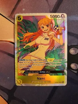 Nami SR OP08-106 English One Piece Card Game Two Legends English NM - Image 2