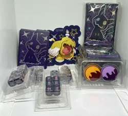 Pokemon S&V Paldean Fates ETB Card Sleeves, Dividers, Dice Lot - Image 1