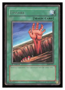 [HP] Fissure LOB-057 The Legend of Blue Eyes White Dragon 1st Edition - Image 1