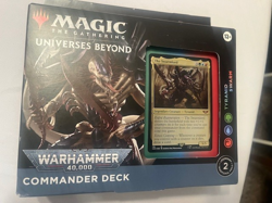 MTG Universes Beyond: Warhammer 40k Tyranid Swarm Commander Deck New in Box - Image 1