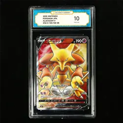 TQG 10 PRISTINE 2020 Pokemon JPN Alakazam V 105/100 SR - Image 2