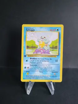 Pokemon Karten Sammlung - Starter Schiggy 63/102 1. Edition Base - Exc-Near Mint - Image 1