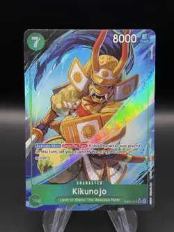 One Piece TCG Kikunojo Alternate Alt Art SR EB04-012 English OP14 Azure Seven NM - Image 1