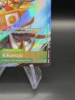 One Piece TCG Kikunojo Alternate Alt Art SR EB04-012 English OP14 Azure Seven NM - Image 5
