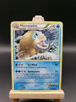 Pokemon TCG Mamoswine Triumphant 5/102 Holo Holo Rare - Image 1