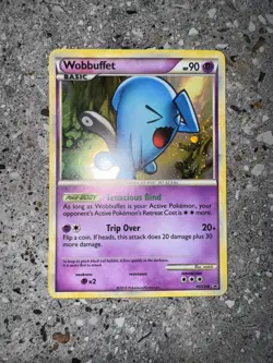Pokemon TCG Cards Wobbuffet HGSS04 Black Star Promo Holo - Image 3
