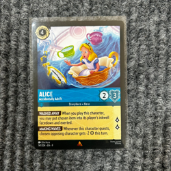 Disney Lorcana Alice Accidentally Adrift Rare 141/204 EN-9 NM Fabled Set - Image 1