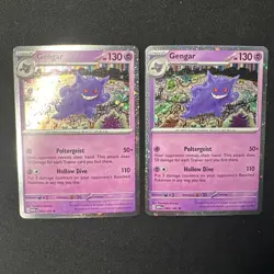 2x Pokemon Gengar 151 Cosmos Holo Card 94/165 NM Scarlet & Violet 151 - Image 1