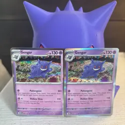 2x Pokemon Gengar 151 Cosmos Holo Card 94/165 NM Scarlet & Violet 151 - Image 1
