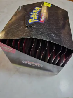 Pokemon Prismatic Evolutions Tech Sticker Collection Case (Lot of 12) Sealed - Image 3