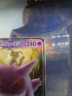 Pokemon Gengar & Mimikyu GX Team Up Holo Card 53/181 Ultra Rare SM - Image 2