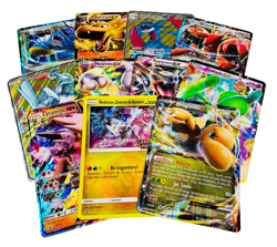 5 OVERSIZED JUMBO POKEMON CARDS IN TOP LOADERS! EX GX V VMax Legendary Full Art 636996769661 - Image 1