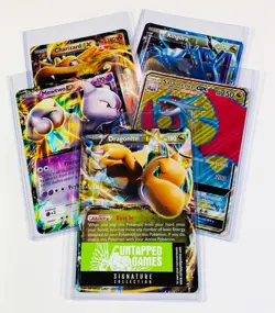 5 OVERSIZED JUMBO POKEMON CARDS IN TOP LOADERS! EX GX V VMax Legendary Full Art 636996769661 - Image 4