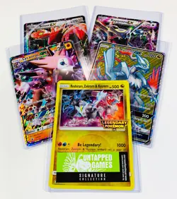 5 OVERSIZED JUMBO POKEMON CARDS IN TOP LOADERS! EX GX V VMax Legendary Full Art 636996769661 - Image 5
