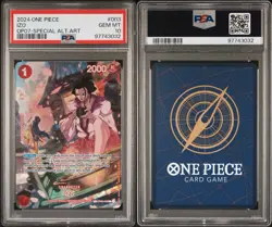 One Piece Izo OP07 English Special Alternative Art PSA 10 - Image 2