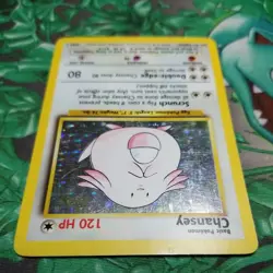Chansey 3/102 Holo Rare Lightly Played LP Base Set Pokemon Card 1999 WOTC - Image 5