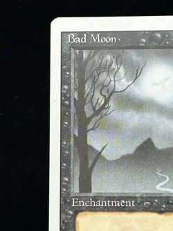 BAD MOON Revised Edition 1994 Magic The Gathering MTG TCG CCG 🔥RARE🔥 - Image 3