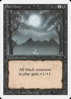 Bad Moon Revised Edition HP MTG - Image 1