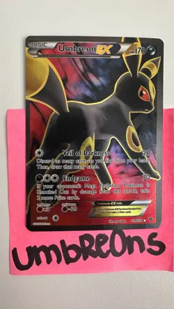 Umbreon EX Full Art XY Fates Collide 119/124 Pokemon Card - Image 3