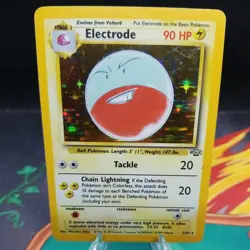 Electrode 2/64 Lightly Played Holo Rare Jungle 1999 Pokemon WOTC Card - Image 1
