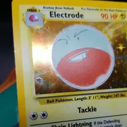 Electrode 2/64 Lightly Played Holo Rare Jungle 1999 Pokemon WOTC Card - Image 4