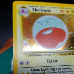Electrode 2/64 Lightly Played Holo Rare Jungle 1999 Pokemon WOTC Card - Image 5
